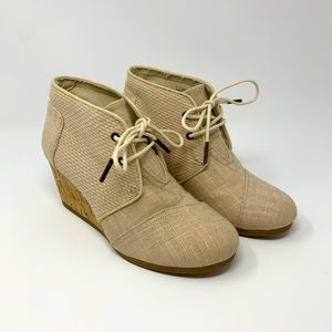 TOMS Bootie in Tan - Size 7